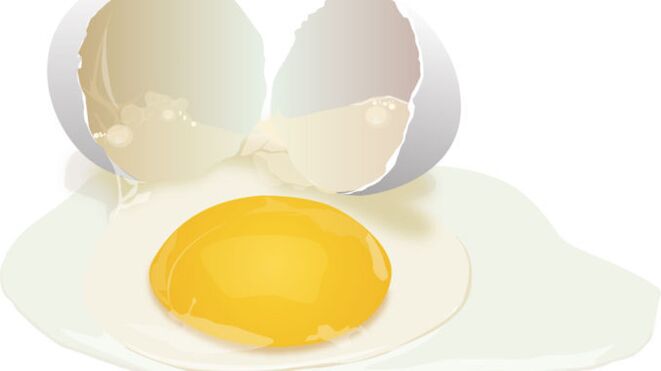 Trứng để loại bỏ u nhú tại nhà